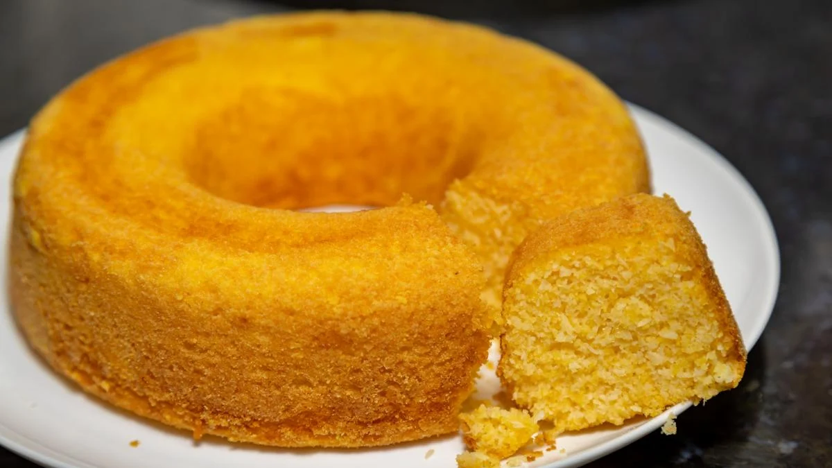 Bolo de Fubá Cremoso