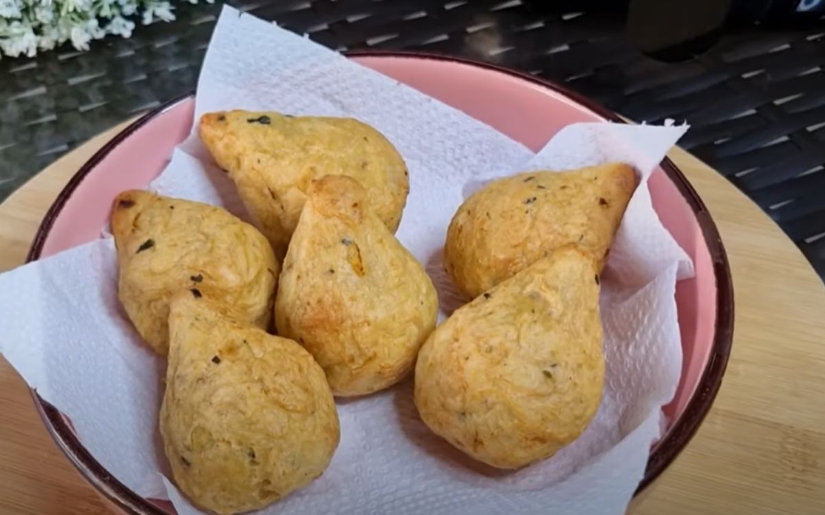 Coxinha de Frango Fit na Air Fryer