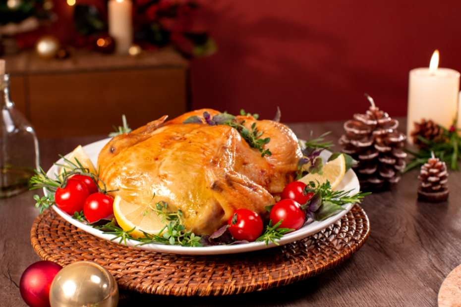 Frango Recheado para o Natal